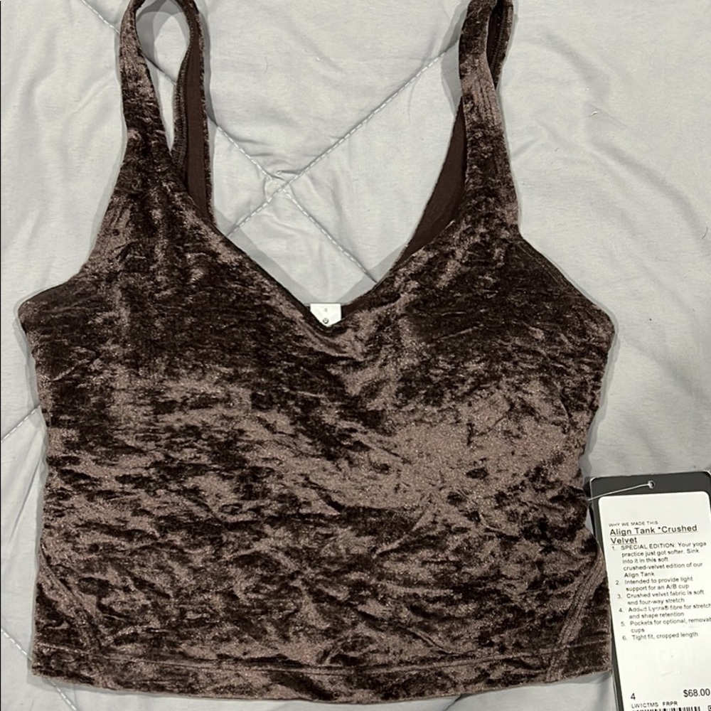 Lululemon align tank “crushed velvet”